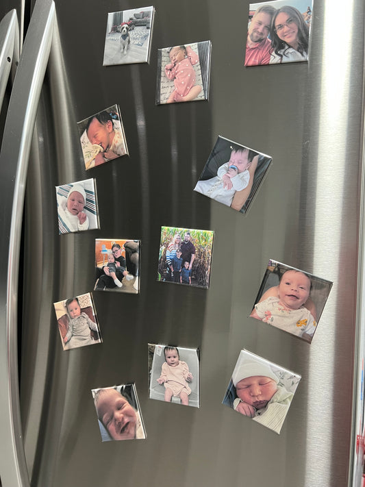 Custom Photo Magnets set of 3